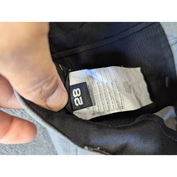 Volcom Shorts Mens 28 (30x9) Gray Surf & Turf Hybrid 4 Way Stretch Chino Skate - Picture 4 of 12